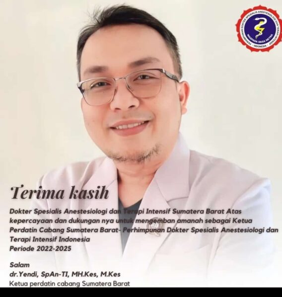 dr. Yendi, Sp. An. Ti., M. H. Kes., M. Kes